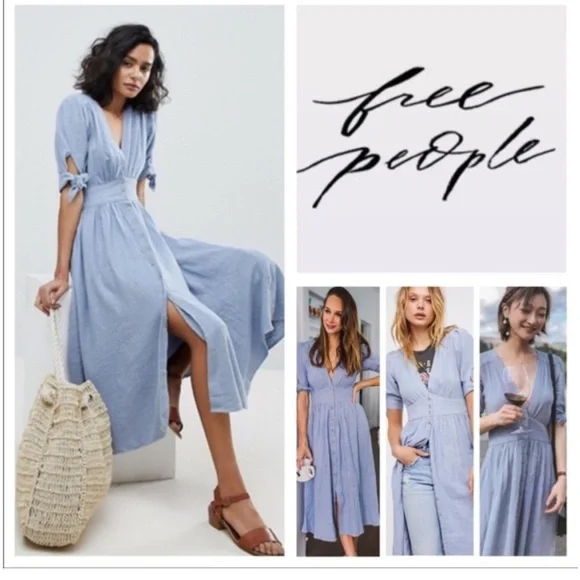 free people love of my life dress blue Free People Love of My Life Dress | The Fox & She